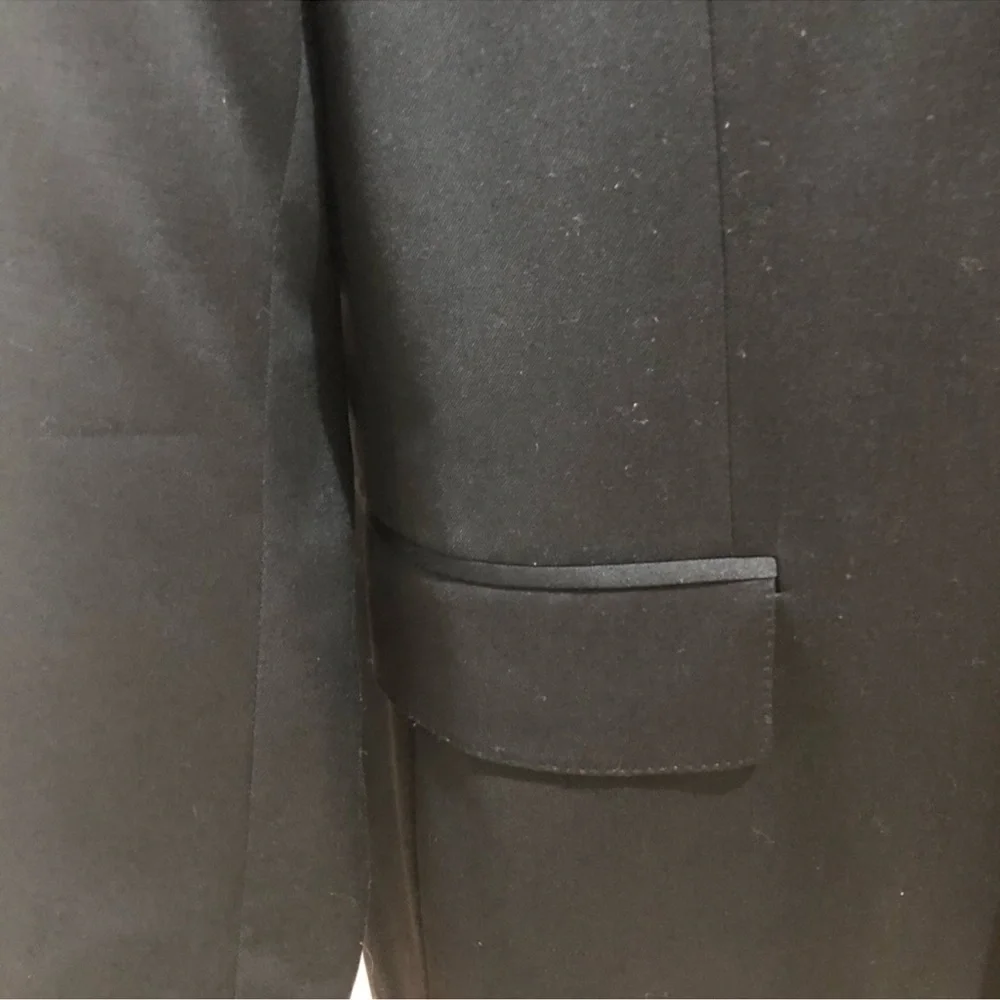 Express Men’s Wool Blend Blazer Black Size 42R
